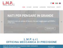 Tablet Screenshot of lmpmeccanica.com